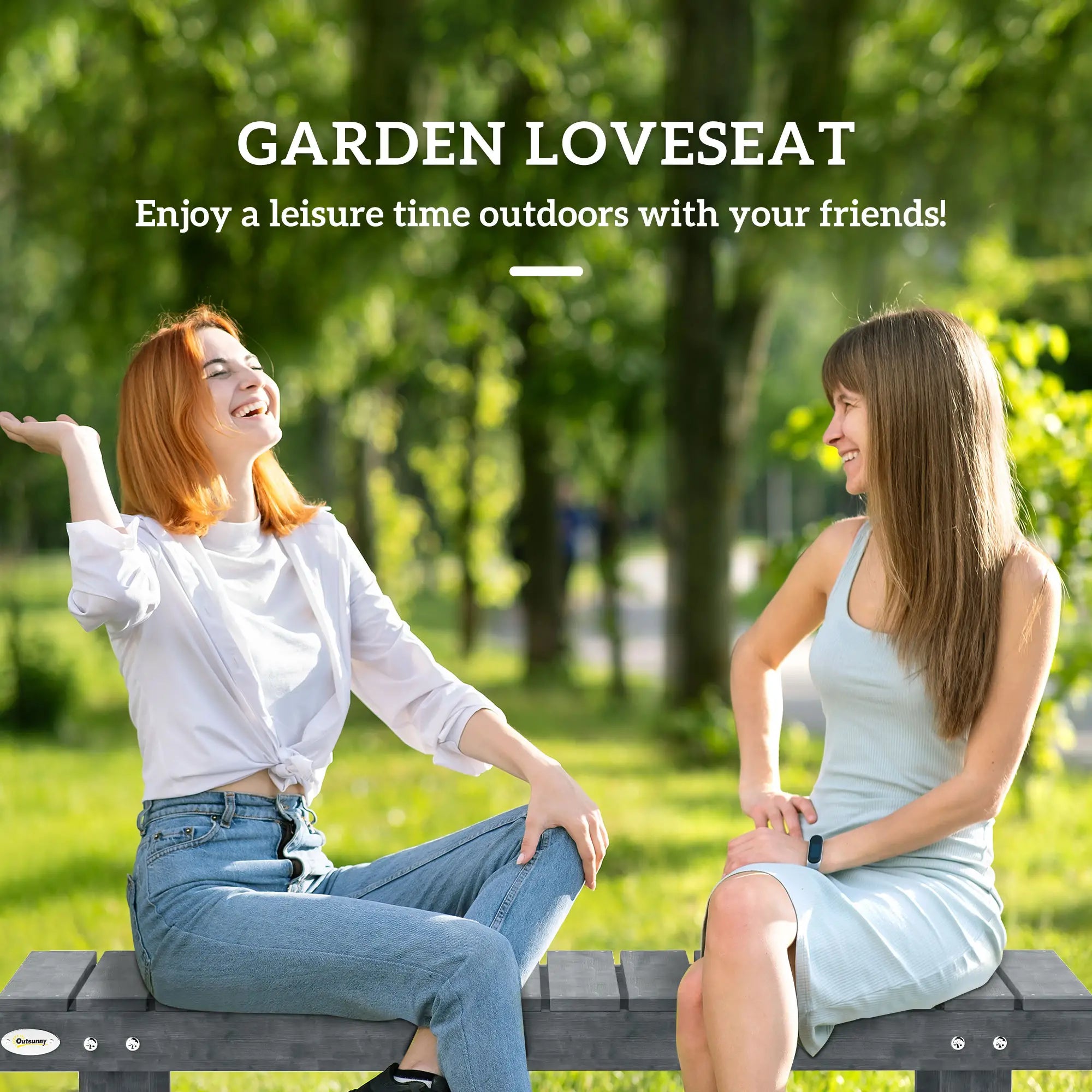 Outdoor Garden Bench, Fir Wood Stool, 43.25