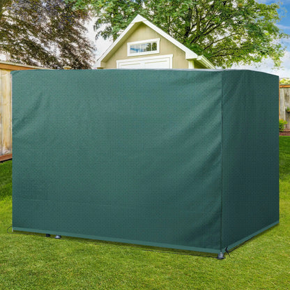 3-Seater Patio Swing Cover, Waterproof, 85" x 61" x 59", Dark Green Patio Furniture Covers at Gallery Canada