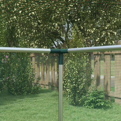 Galvanized Steel Crop Cage, Plant Protection Tent, 4' x 4', Green Walk In Greenhouses at Gallery Canada