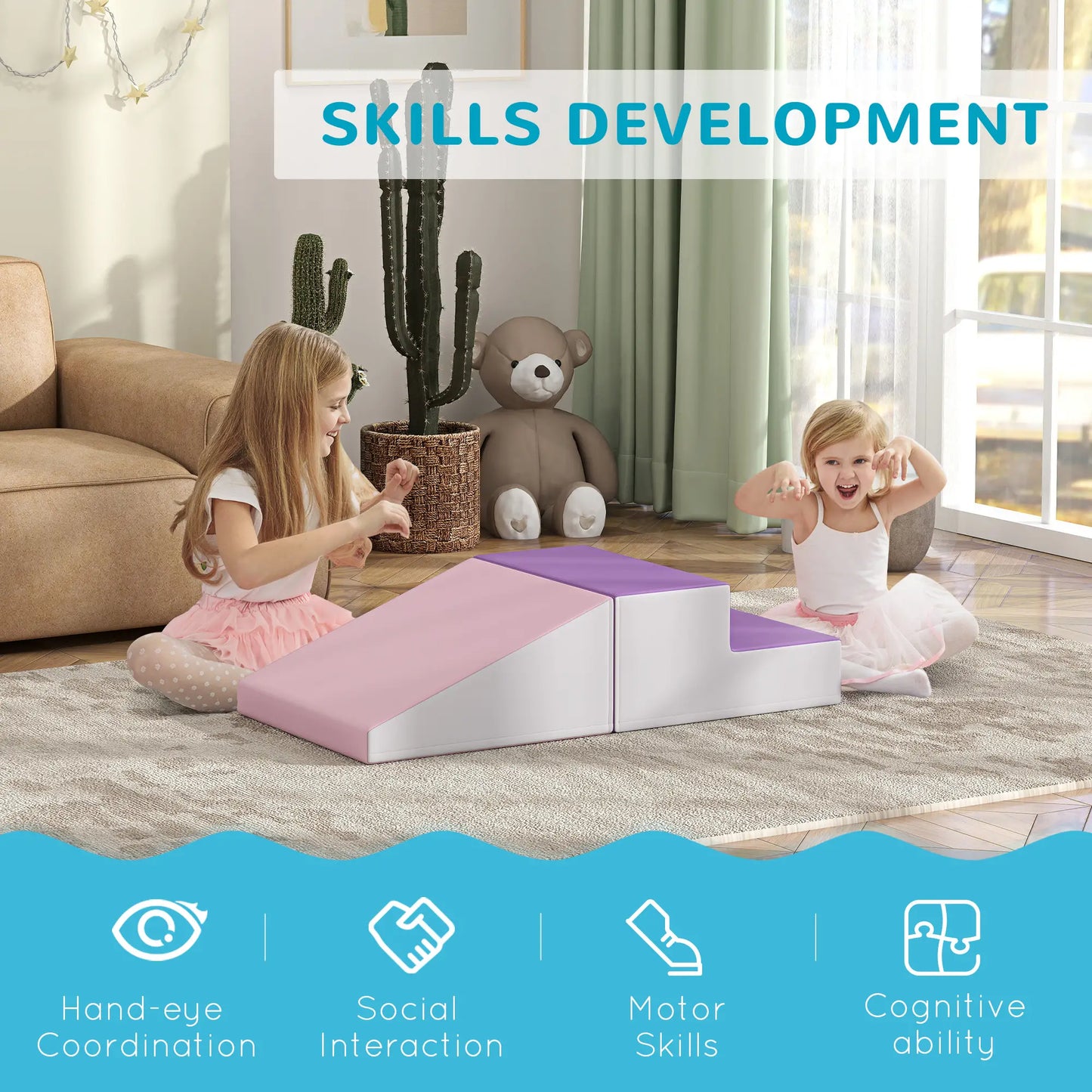 2-Piece Climb Crawl Activity Play Set, Toddler Preschooler, Indoor, Purple Baby Gym & Playmats at Gallery Canada