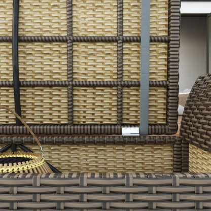 2-In-1 Outdoor Rattan Storage Bench, 29 Gallon, Dark Grey Patio Storage Boxes at Gallery Canada