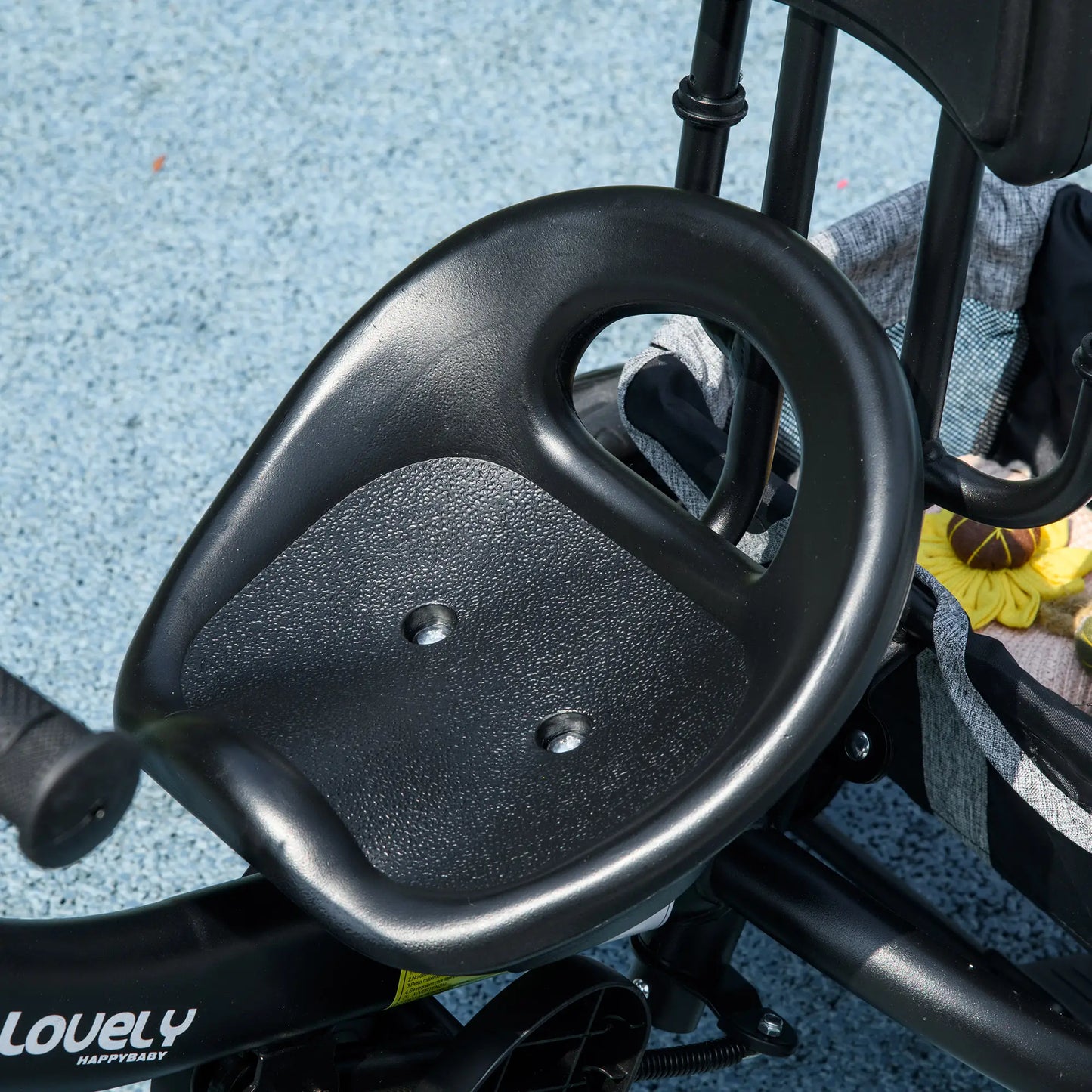 6 in 1 Toddler Tricycle Stroller, Basket, Canopy, 5-Point Harness, 12-60 Months, Grey Tricycles for Kids at Gallery Canada