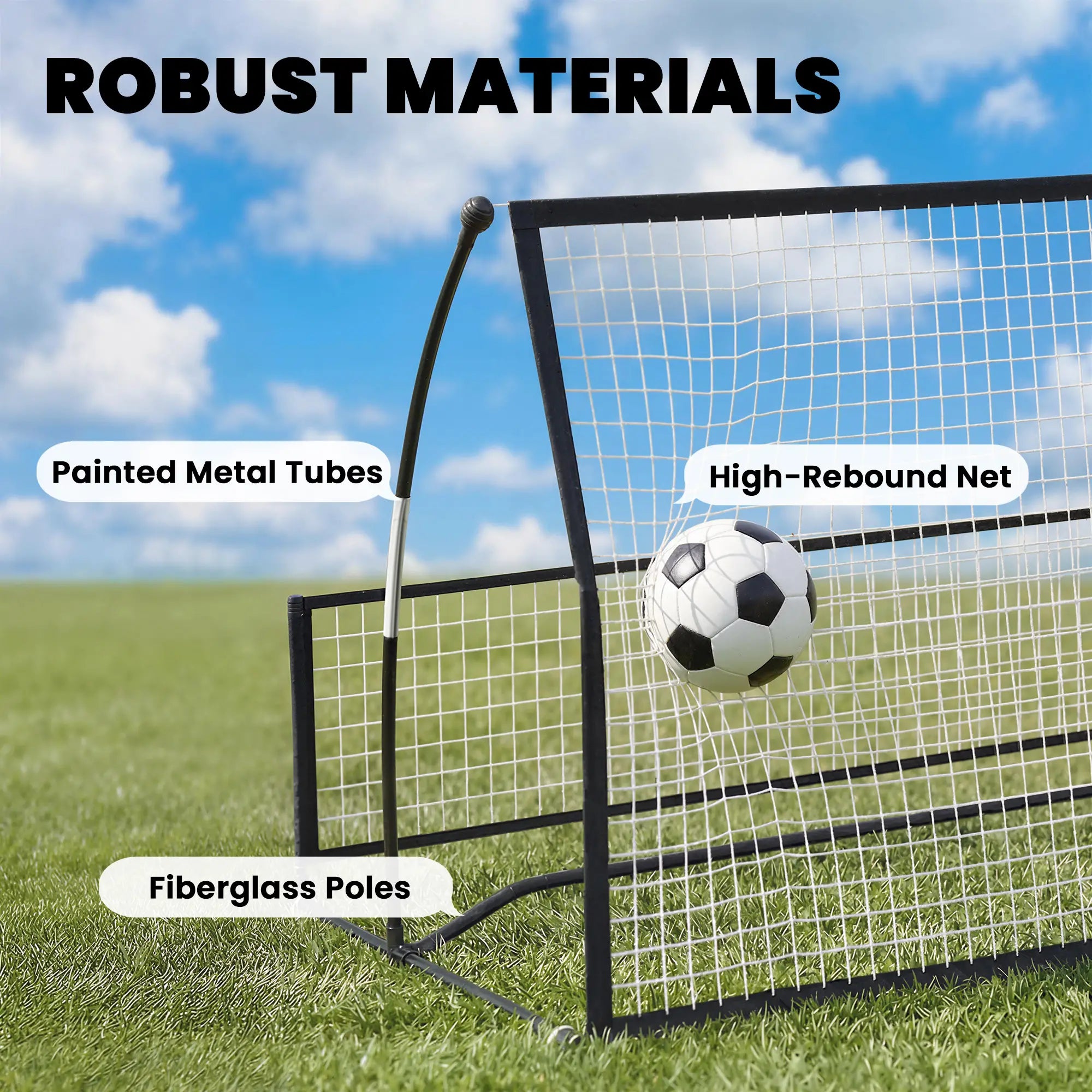 2-In-1 Portable Soccer Rebounder Net, Foldable, With Carry Bag Soccer at Gallery Canada