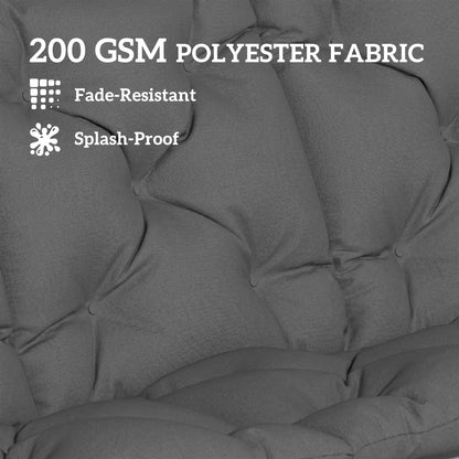 Water-Repellent Bench Cushion, Outdoor Swing Chair Pad, 59.1" x 39.4", Dark Grey Patio Chair Cushions at Gallery Canada