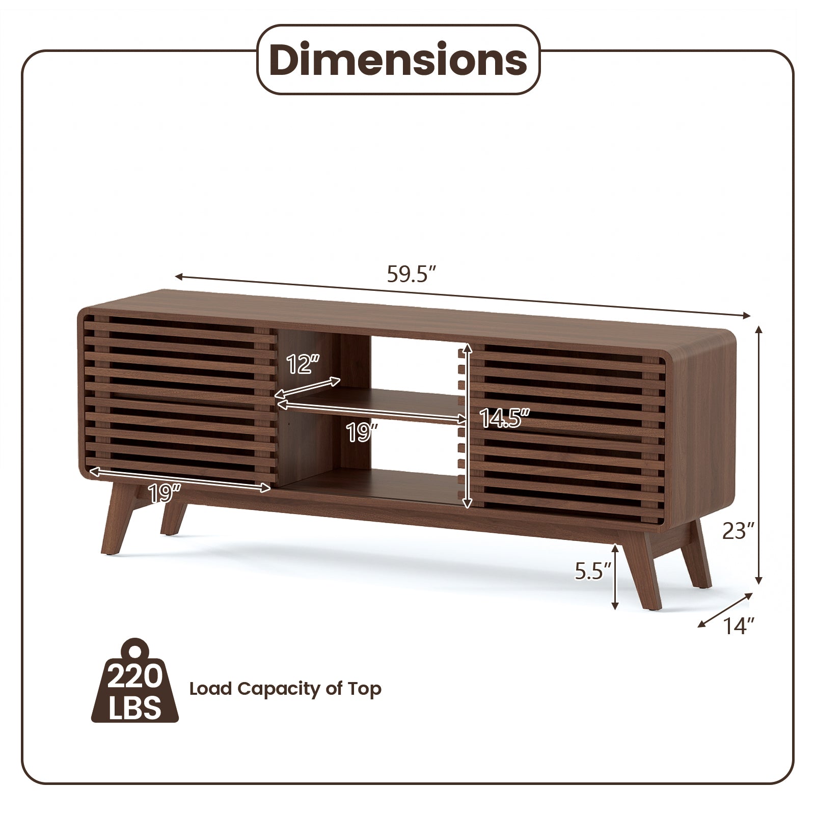 TV Stand for TVs up to 65