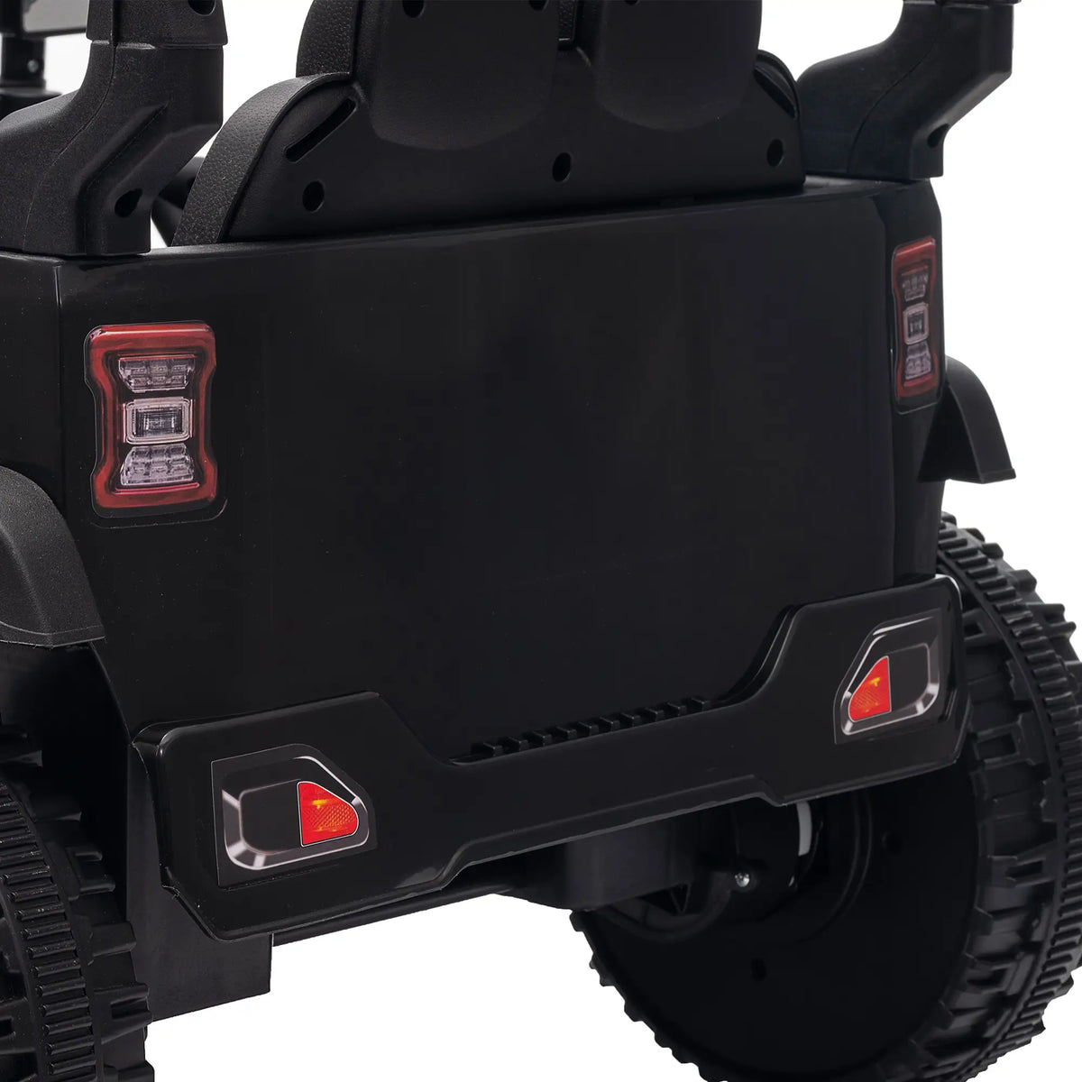 Voiture électrique pour enfants 12V, télécommande, double moteur, noire, noire