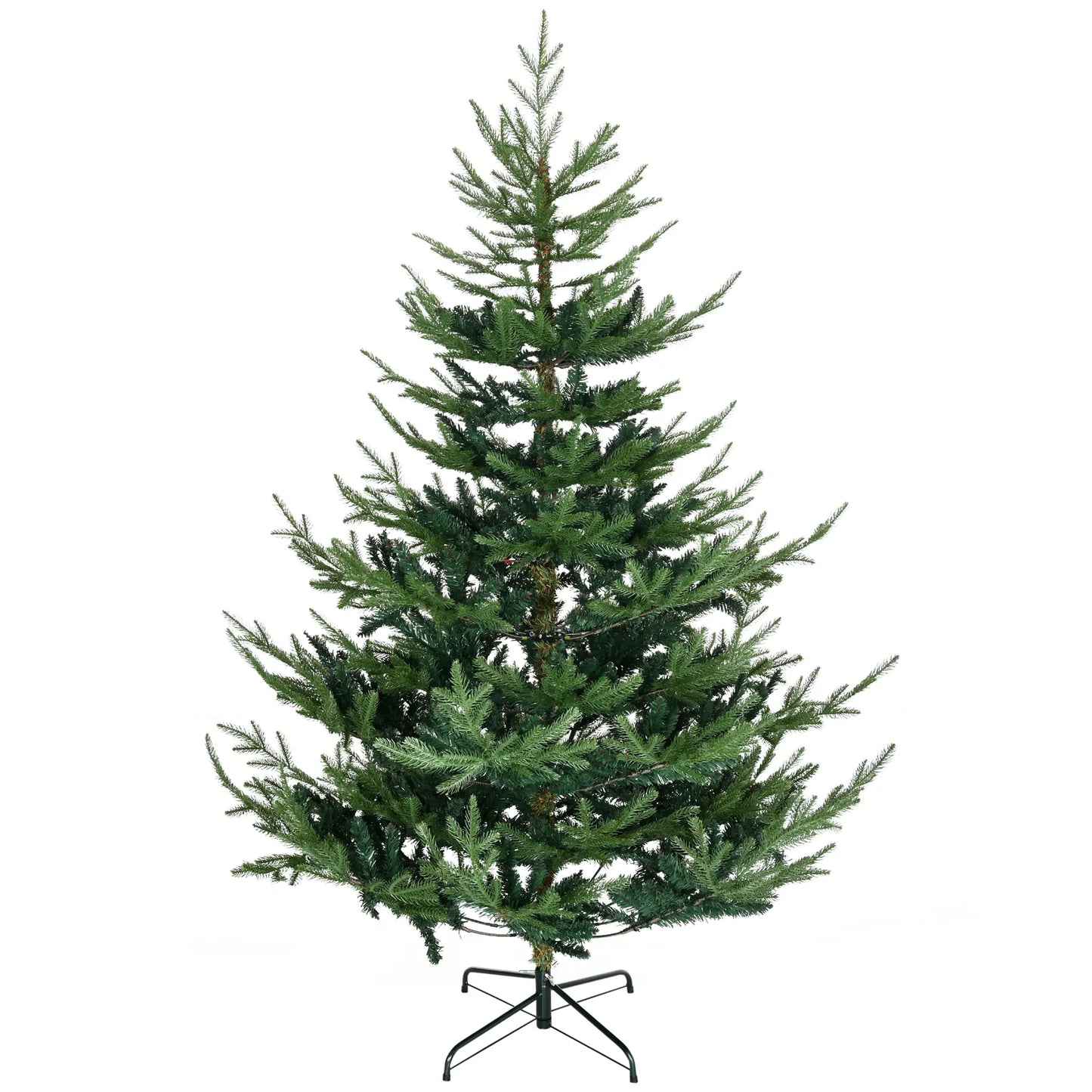 6ft Artificial Christmas Tree, Metal Base, Xmas Tree Artificial Christmas Trees Green at Gallery Canada