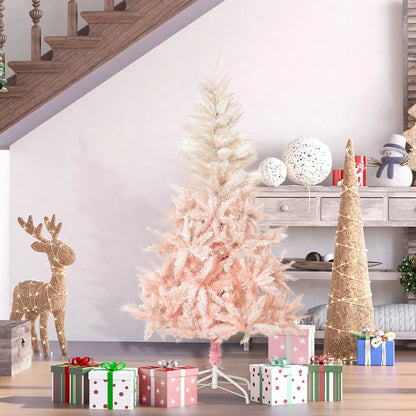 5ft Artificial Christmas Tree, Automatic Open, Pink, White Artificial Christmas Trees at Gallery Canada