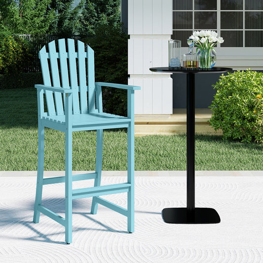 Tall Adirondack Chair With Armrests And Footrest, Turquoise Adirondack Chairs Turquoise at Gallery Canada