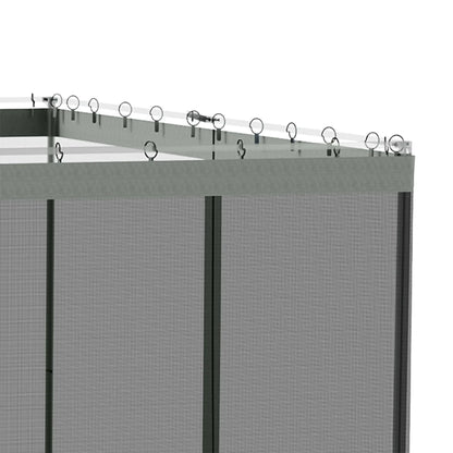 Replacement Mosquito Netting, 10' x 10', Black, Dark Grey Gazebo Sidewalls at Gallery Canada