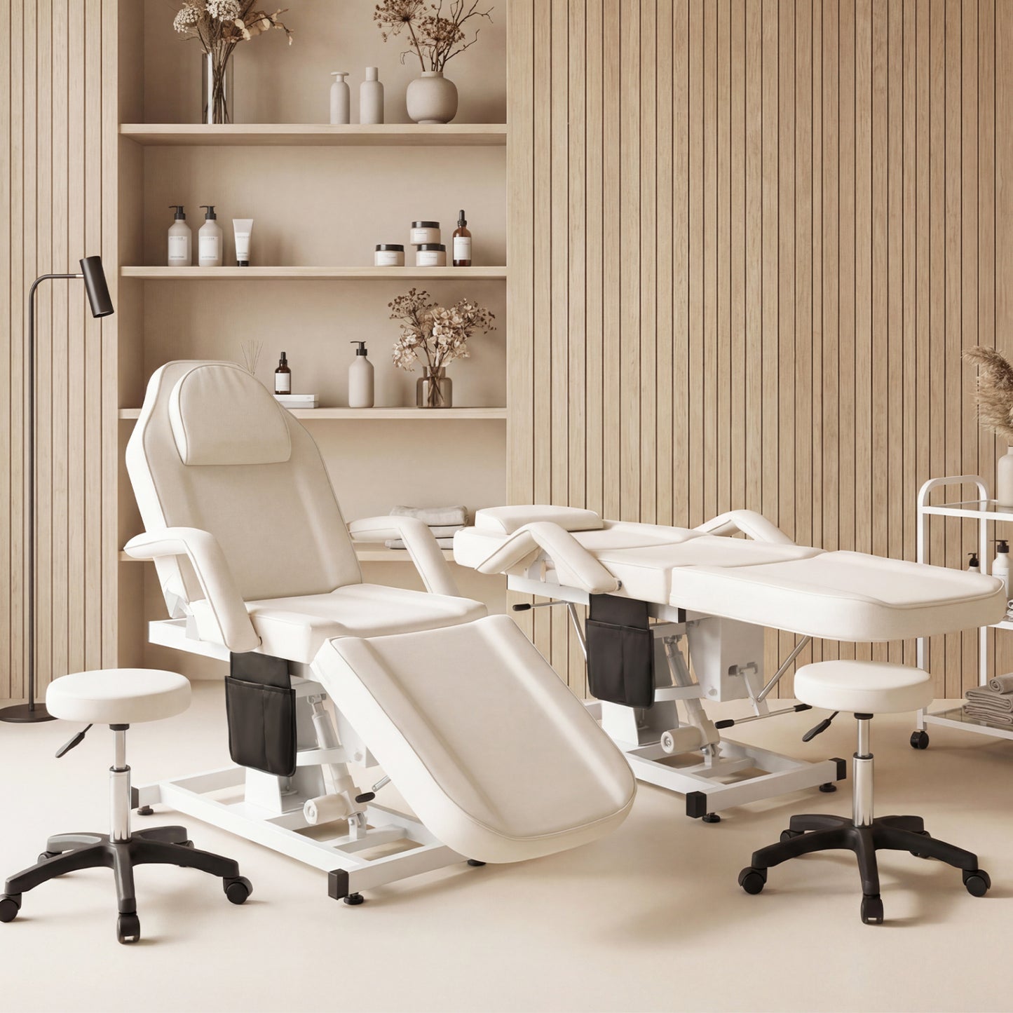 Tattoo Chair With Hydraulic Stool, White Spa & Salon at Gallery Canada