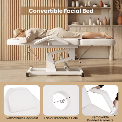 Tattoo Chair With Hydraulic Stool, White Spa & Salon at Gallery Canada