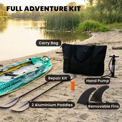 Inflatable Paddle Board, 12'6"x37", 506lbs, Yellow and Grey Water Sports & Boating Supplies at Gallery Canada