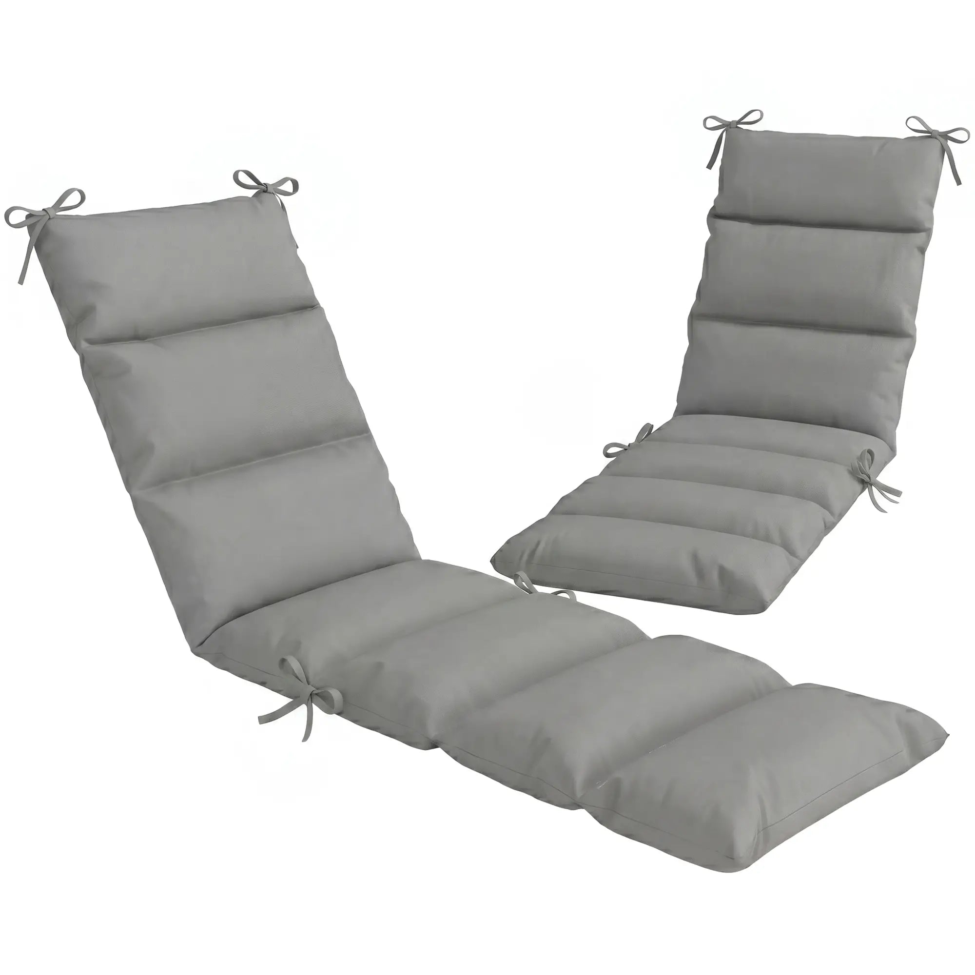 Outdoor Lounge Chair Cushion, Reversible, Zipper, Dark Grey Patio Chair Cushions at Gallery Canada