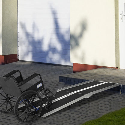 8ft Foldable Wheelchair Ramp, Non-Skid, Portable Aluminium Knee Walker & Wheelchair Ramps at Gallery Canada
