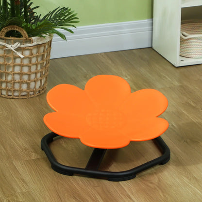 Flower-Shaped Kids Swivel Chair, Non-Slip Spinning Chair, Orange Kids Chairs & Seating at Gallery Canada