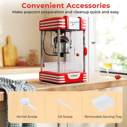 Countertop Popcorn Maker, Stainless Steel Kettle, Red Small Appliances at Gallery Canada