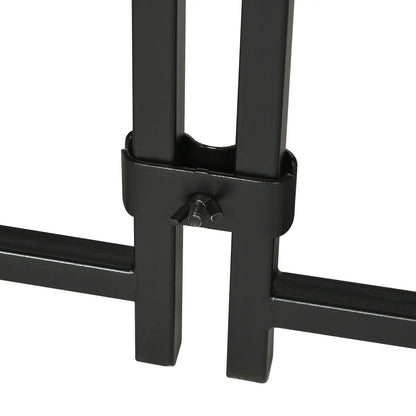 Galvanized Steel Outdoor Dog Kennel, Heavy Duty, Black Houses, Kennels & Pens at Gallery Canada