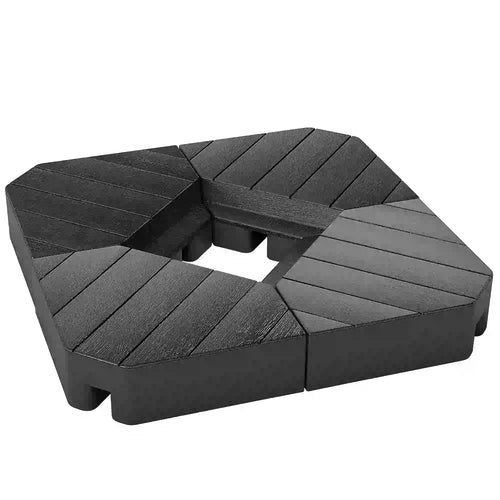 Offset Umbrella Base, 132 lb. Water or 176 lb. Sand Capacity, Black