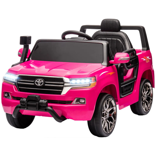 12V Licensed Kids Car, Remote Control, Four Wheel Spring Suspension, Pink Electric Toy Cars Pink at Gallery Canada