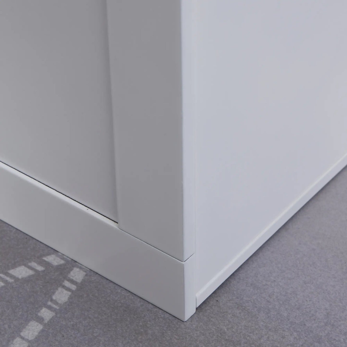 Large Elevated Pet Feeder, 2 Stainless Steel Bowls, White Dog Bowls at Gallery Canada