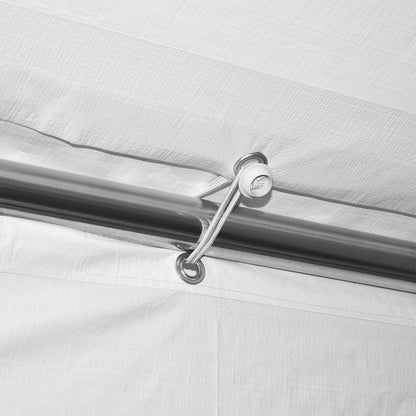 20' x 10' Party Tent Canopy, Gazebo with Removable Side Walls, White Canopy Tents at Gallery Canada