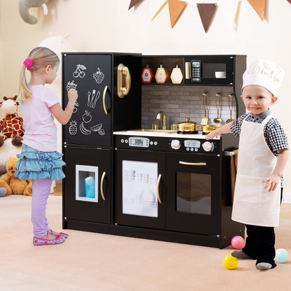 Toddler Pretend Play Kitchen, 3-6 Years, Black Play Kitchen Sets at Gallery Canada