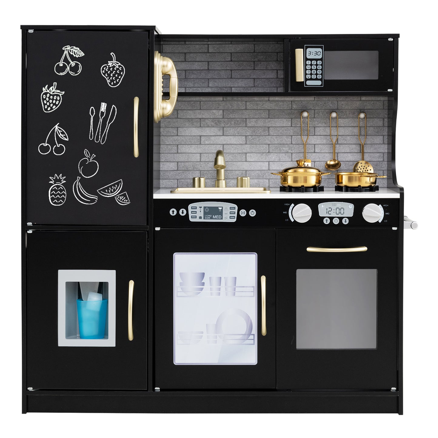 Toddler Pretend Play Kitchen, 3-6 Years, Black Play Kitchen Sets at Gallery Canada