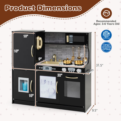 Toddler Pretend Play Kitchen, 3-6 Years, Black Play Kitchen Sets at Gallery Canada
