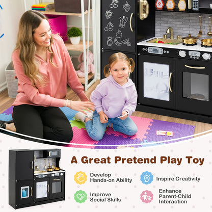 Toddler Pretend Play Kitchen, 3-6 Years, Black Play Kitchen Sets at Gallery Canada