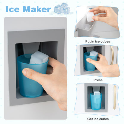 Toddler Pretend Play Kitchen for Boys and Girls 3-6 Years Old, White & Golden Play Kitchen Sets at Gallery Canada