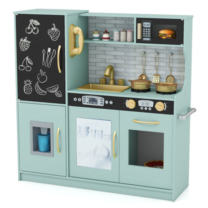 Toddler Pretend Play Kitchen, 3-6 Years Old, Green Play Kitchen Sets at Gallery Canada