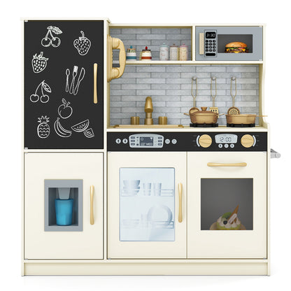 Toddler Pretend Play Kitchen, 3-6 Years, Cream White Play Kitchen Sets at Gallery Canada