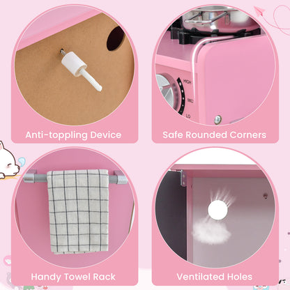 Toddler Pretend Play Kitchen, 3-6 Years Old, Pink Play Kitchen Sets at Gallery Canada