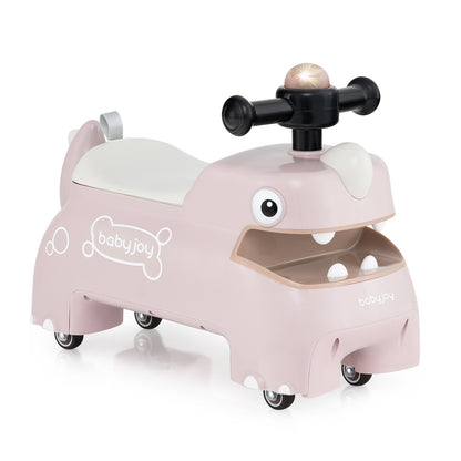 Toddler Ride on Toy Walking Sliding Car with Lights and Music, Pink Push & Pedal Ride On Toys at Gallery Canada