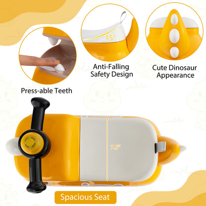 Toddler Ride on Toy Walking Sliding Car with Lights and Music, Yellow Push & Pedal Ride On Toys at Gallery Canada