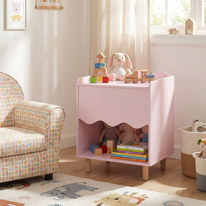 Toddler Scalloped Side Table, Pink Kids Storage at Gallery Canada