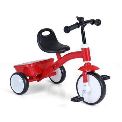 Toddler Tricycle with Glowing Wheels and 4-Level Adjustable Seat Balance Bikes at Gallery Canada