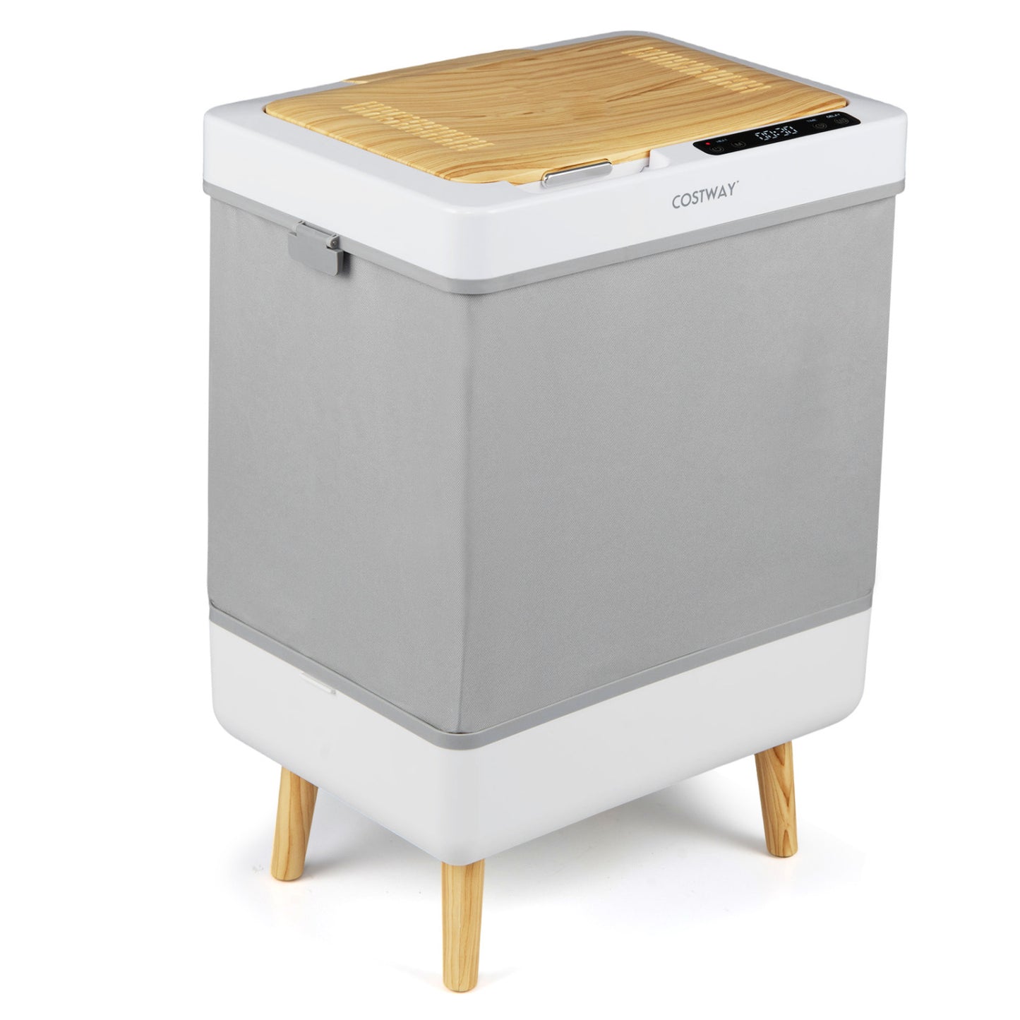 Towel Warmer Bucket, Foldable Design, Auto Shut Off, Natural