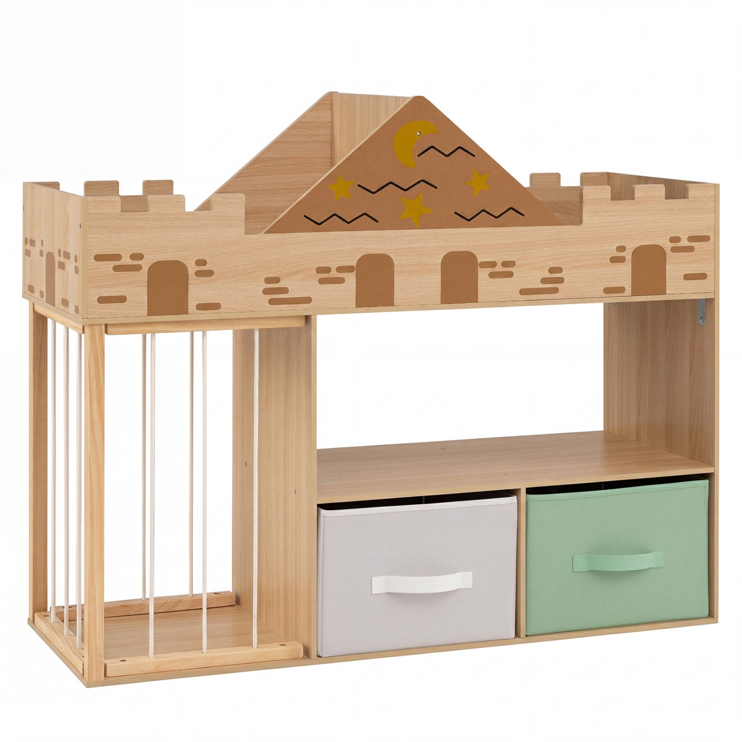 Toy Storage Organizer with Shelves, Natural Kids Storage at Gallery Canada