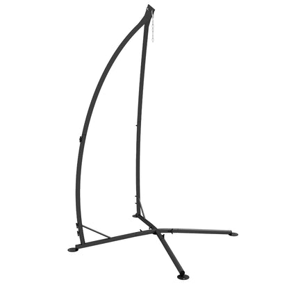 Heavy Duty Steel Hammock Chair Stand, Indoor Outdoor Use, Black Hammock Stands at Gallery Canada