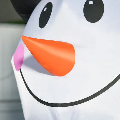 8 Ft Outdoor Lighted Inflatable Christmas Decoration, Waving Snowman Christmas Inflatables at Gallery Canada