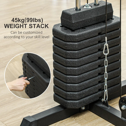 Home Gym Weights Machine, Multi Gym Lat Pulldown, Leg Workout, 99lbs Power Towers at Gallery Canada