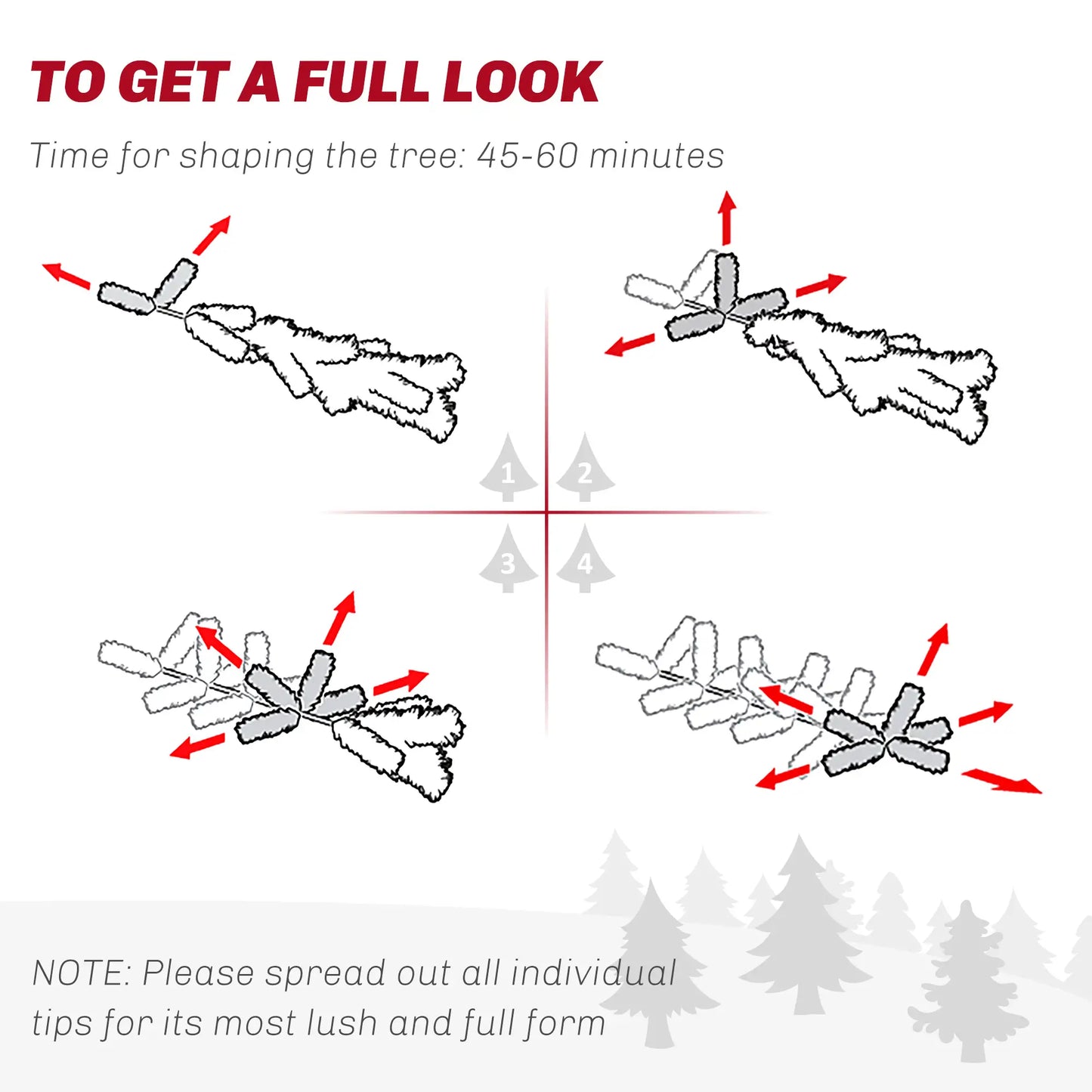 9ft Prelit Pencil Christmas Tree, Flocked, 895 Tips, Dual Color LEDs Pre Lit Christmas Trees at Gallery Canada