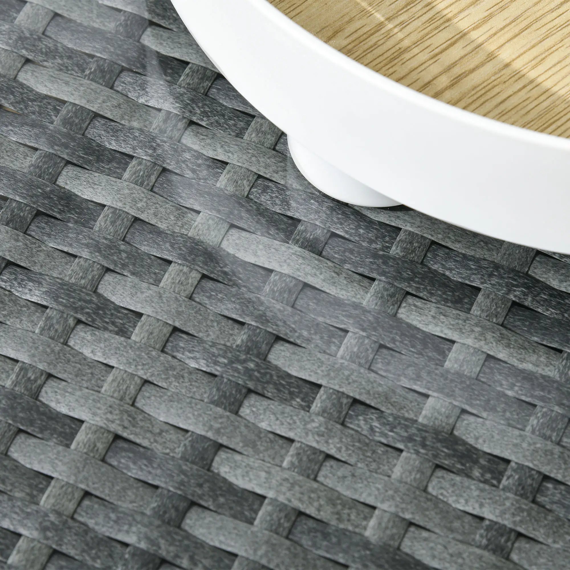 3pc Rattan Wicker Outdoor Furniture Set, Loveseats Coffee Table, Beige Patio Furniture Sets at Gallery Canada