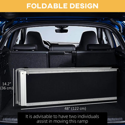 8ft Foldable Wheelchair Ramp, Non-Skid, Portable Aluminium Knee Walker & Wheelchair Ramps at Gallery Canada