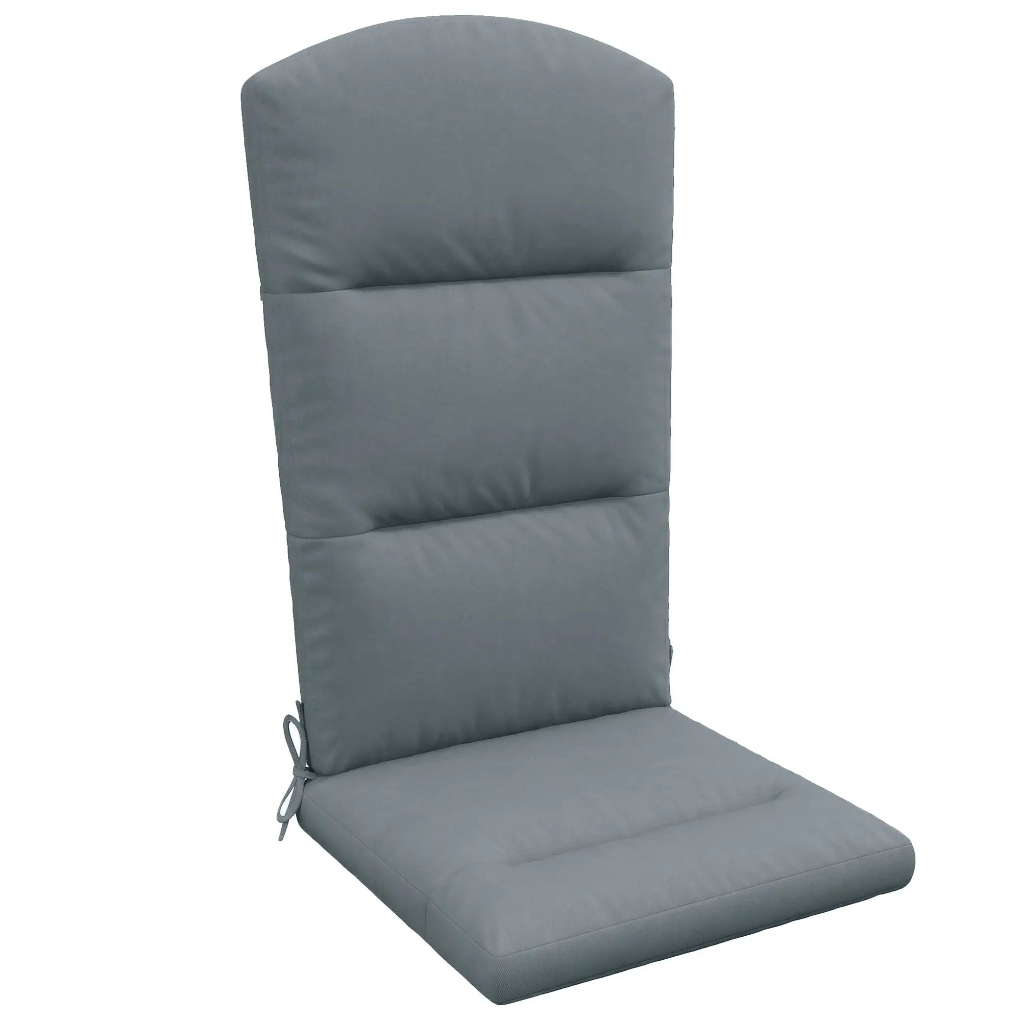 Adirondack Chair Cushion, Replacement With Back And Ties, Dark Grey Patio Chair Cushions at Gallery Canada