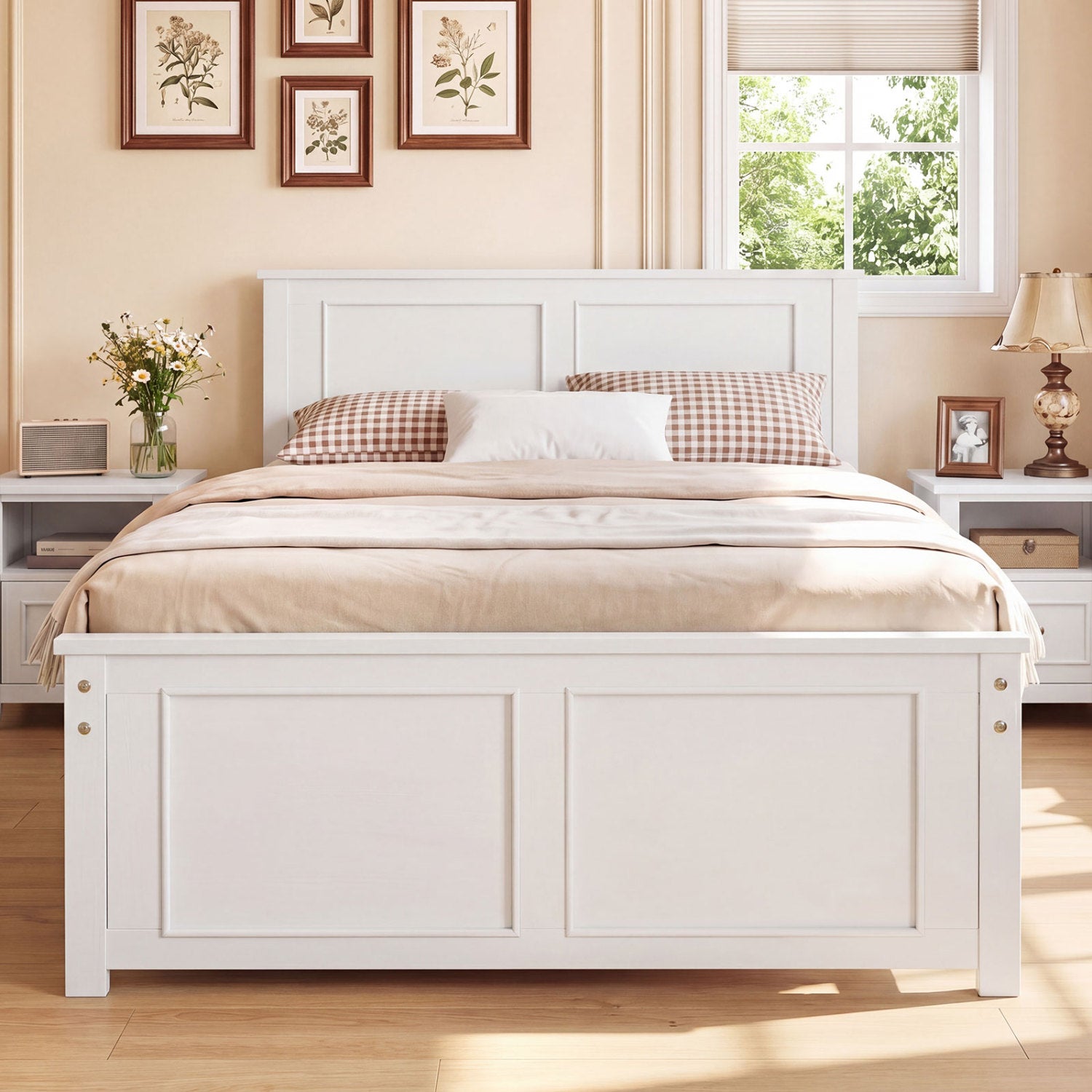 Twin Platform Bed Frame with Headboard Simple Bed Frame at Gallery Canada