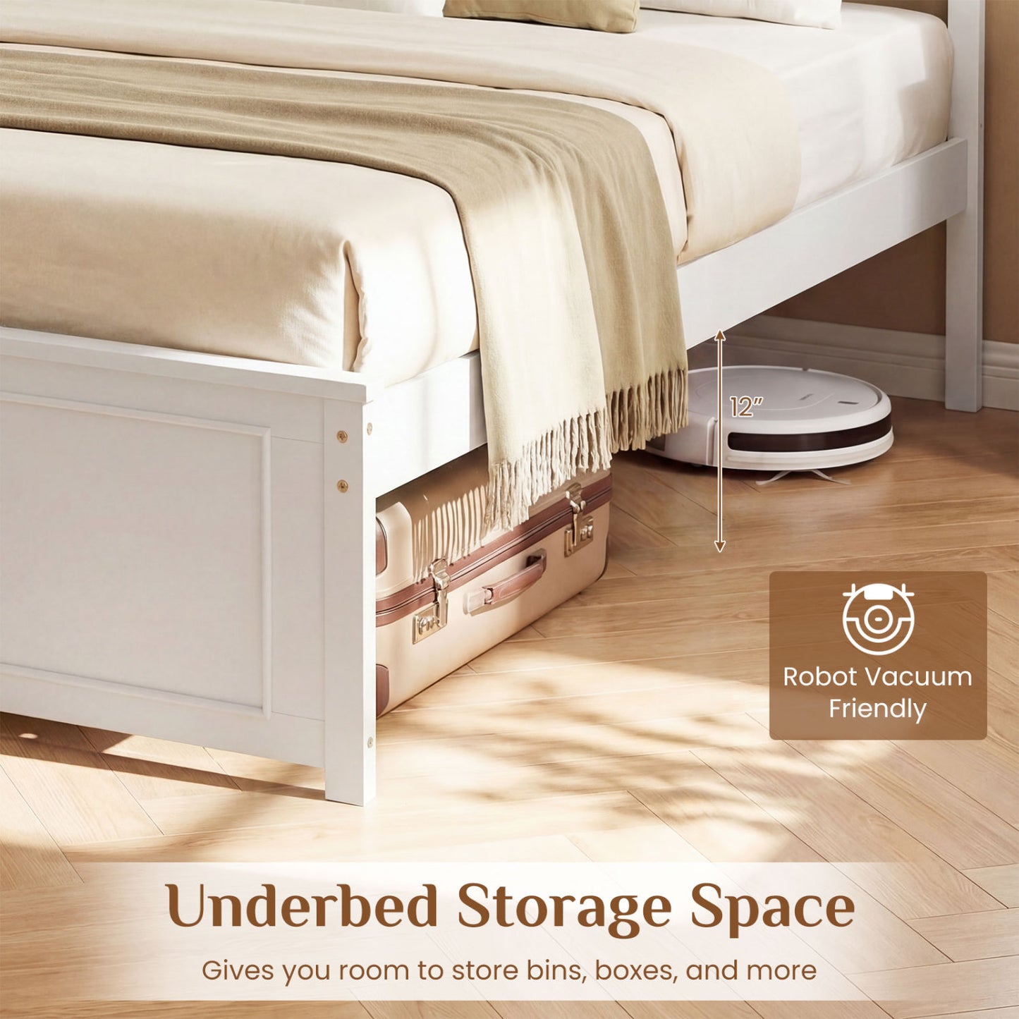 Twin Platform Bed Frame with Headboard Simple Bed Frame at Gallery Canada