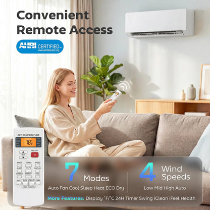 23000 BTU Mini Split AC, 22 SEER2 230V Wifi Inverter Heat Pump 1500 Sq Ft Air Conditioner at Gallery Canada